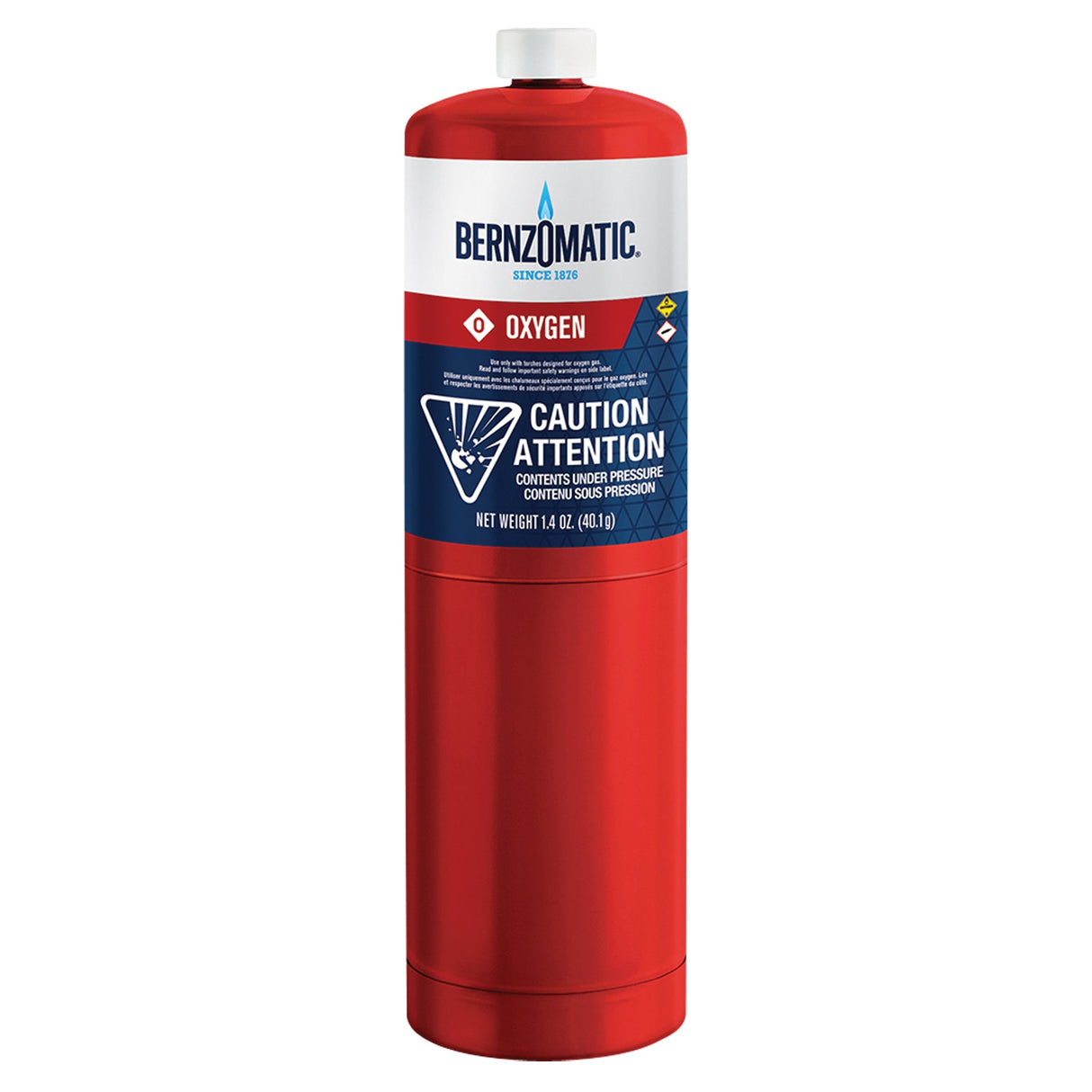 1.4-oz. Disposable Oxygen Cylinder, Oxygen