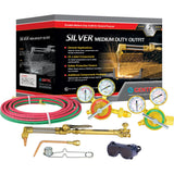 Silver Medium-Duty Welding & Cutting Outfits, 1/2" Cut, 1/4" Weld
