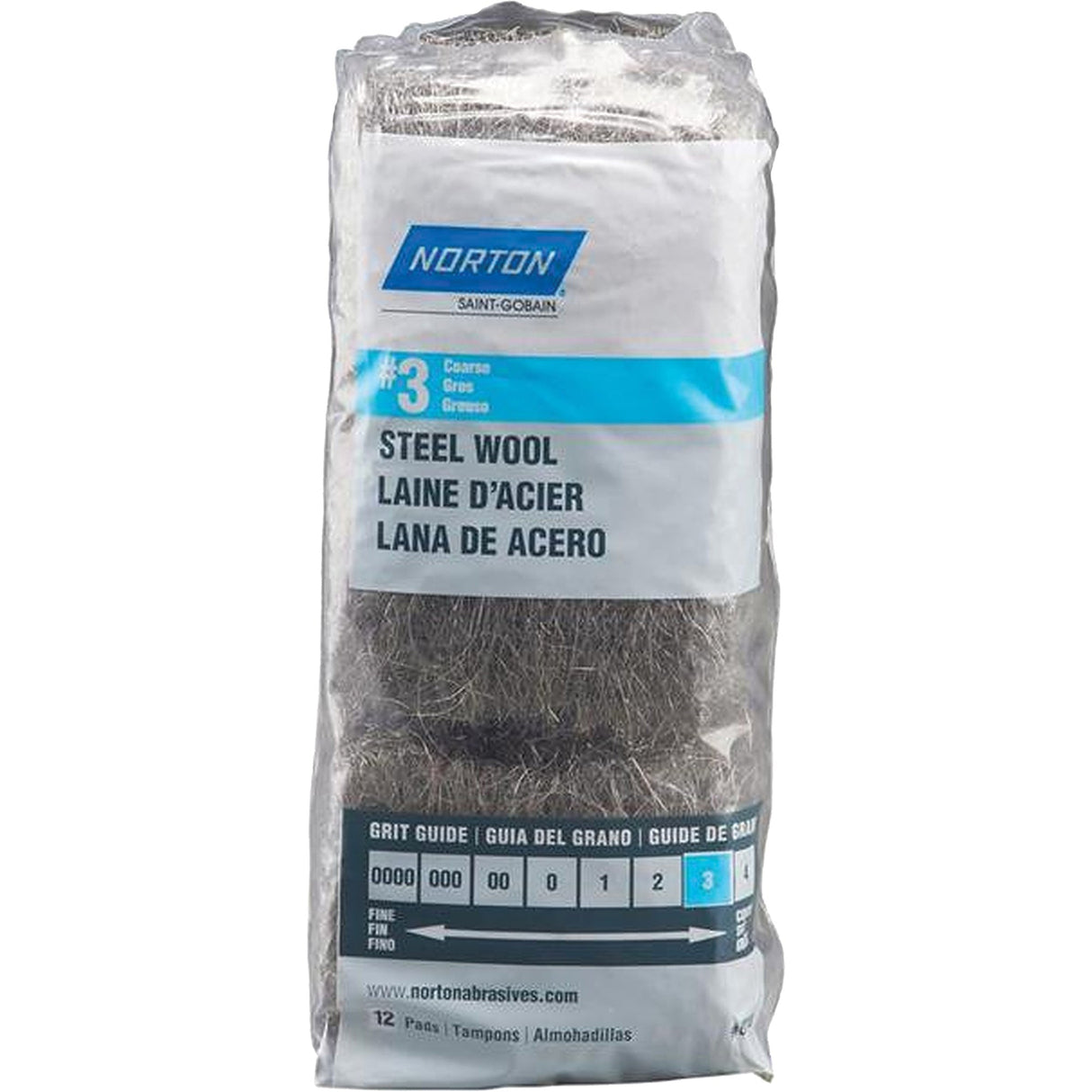 Steel Wool, Roll, Grade 3