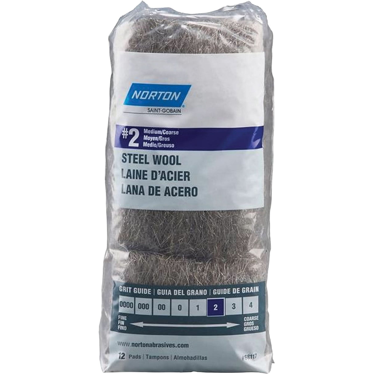 Steel Wool, Roll, Grade 2