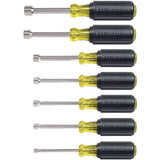 Cushion-Grip Nut Driver Set with 3" Shafts, 7, Non Magnetic, Imperial