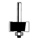 Freud Router Bit - Rabbeting Bit, 1-1/4" Dia., 1/4" Shank