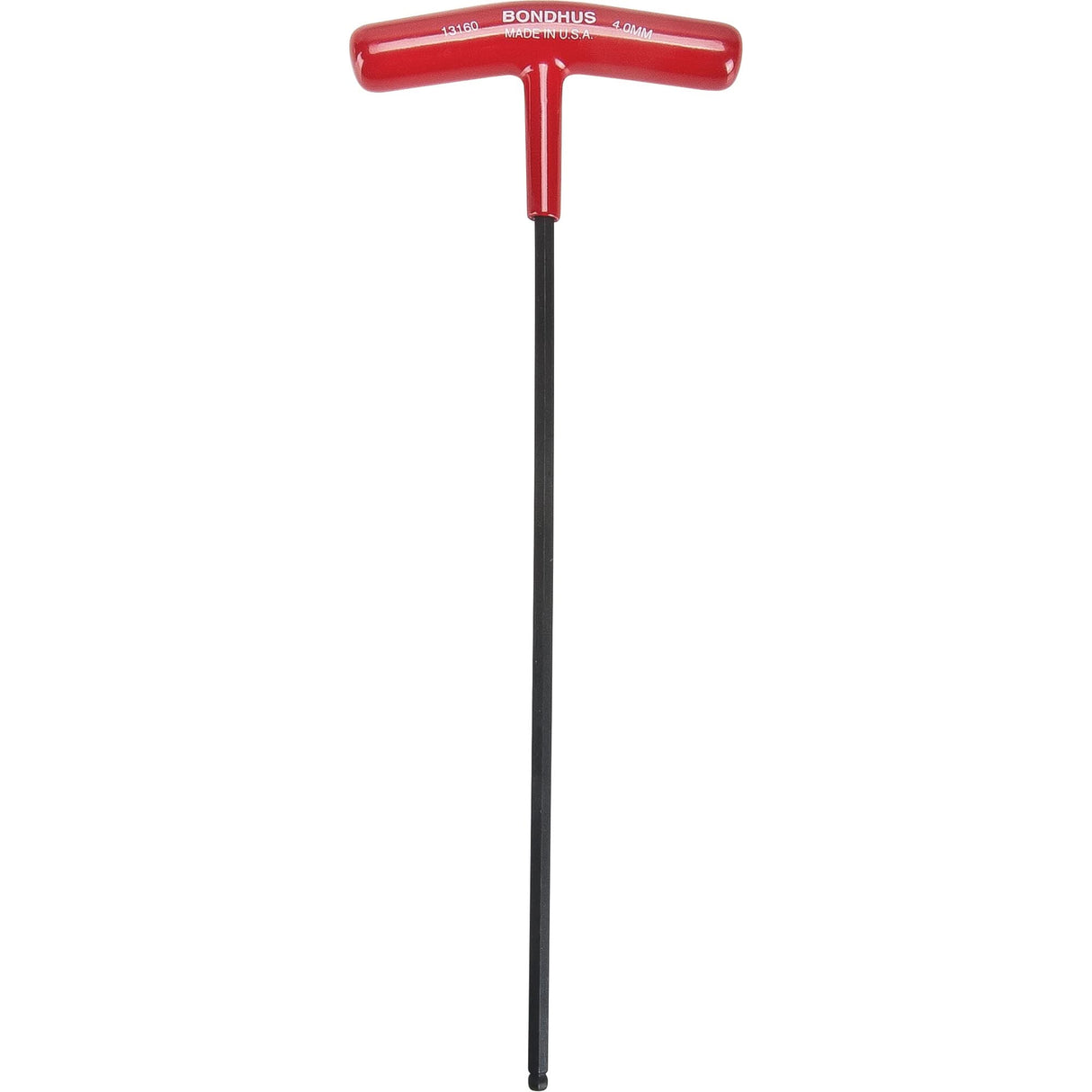 Individual Hex Keys - Metric, Ball End, 4 mm x 8.7" L, T Handle