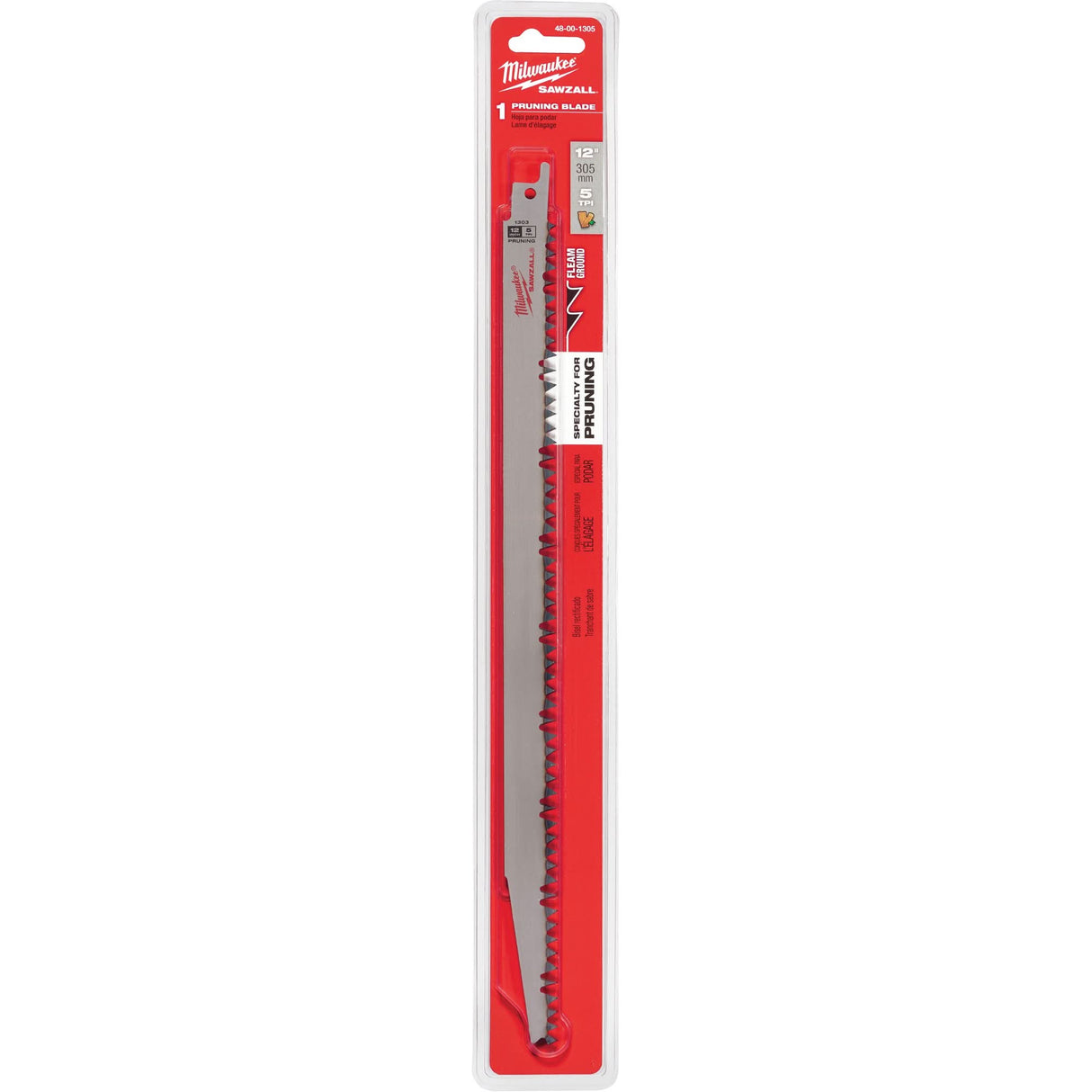 Pruning Sawzall® Blade, Bi-Metal, 5 TPI, 12" L x 3/4" W