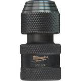 Shockwave™ Impact Driver Square to Hex Socket Adapter, Impact, 1/4" Drive, 3/8" Socket, 1.875" L