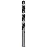Brad Point Wood Bit, 1/4", 4" Length, 1/4" Shank