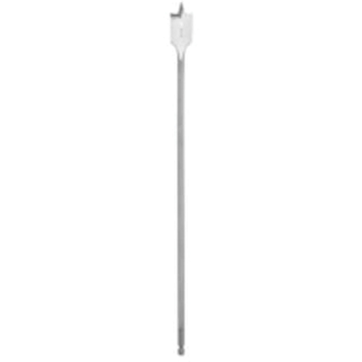 Flat Boring Bit, 5/8" Diameter, 1/4" Hex Shank, 16" Length