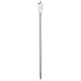 Flat Boring Bit, 5/8" Diameter, 1/4" Hex Shank, 16" Length