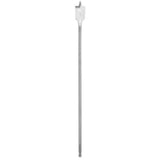 Flat Boring Bit, 3/4" Diameter, 1/4" Hex Shank, 16" Length
