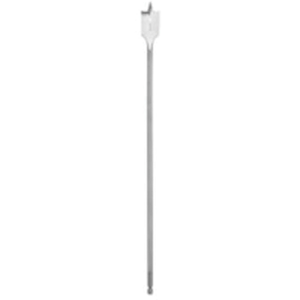 Flat Boring Bit, 7/8" Diameter, 1/4" Hex Shank, 16" Length