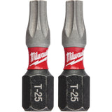 Shockwave™ Impact Insert Bits, Torx, T-25, 1/4" Drive