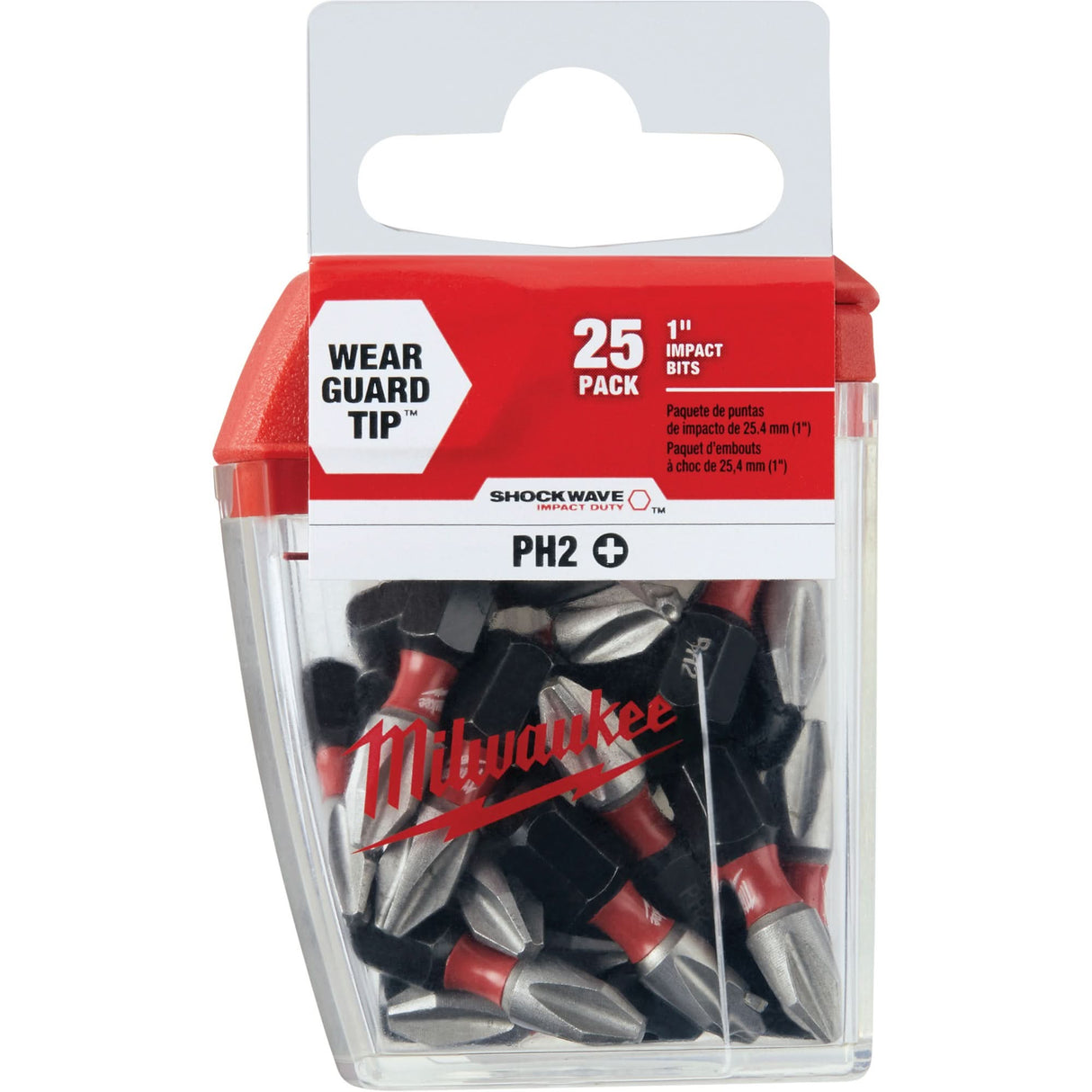 Shockwave™ Impact Insert Bits, Phillips, #2, 1/4" Drive