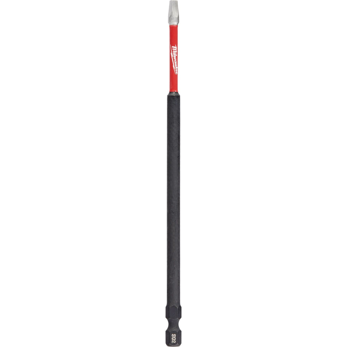 Shockwave™ Impact Power Bit, Square, #2 Tip, 1/4" Drive Size, 6" Length