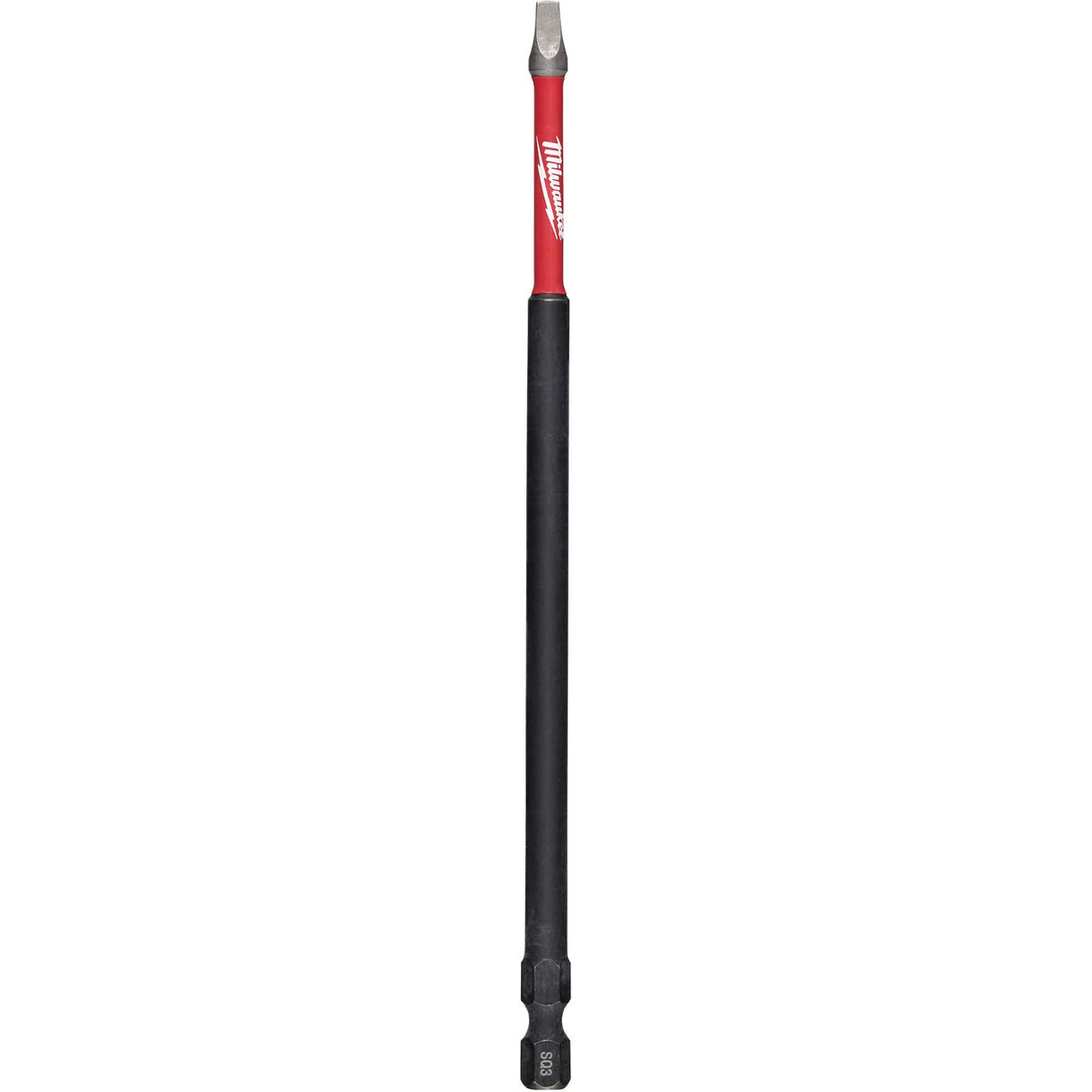 Shockwave™ Power Insert Bit, Square, #3 Tip, 1/4" Drive Size, 6" Length