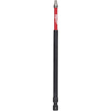 Shockwave™ Power Insert Bit, Square, #3 Tip, 1/4" Drive Size, 6" Length