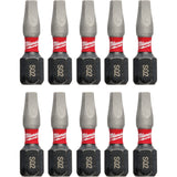 Shockwave™ Impact Insert Bits, Square, #2, 1/4" Drive