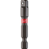 Shockwave™ Impact Driver Socket Adapter, 1/4" Drive Size, 1/4" Male Size, Ball, 1-7/8" L