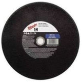 General Purpose Cut-Off Wheels, 12" x 3/32", 1" Arbor, Type 1, Aluminum Oxide, 4365 RPM