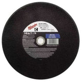High Speed Cut-Off Wheel, 12" x 1/8", 1" Arbor, Type 1, Aluminum Oxide, 4365 RPM