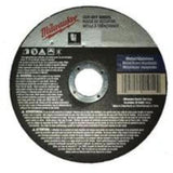 Reinforced Cut-Off Wheels, 5" x 0.045", 7/8" Arbor, Type 1, Aluminum Oxide, 13580 RPM
