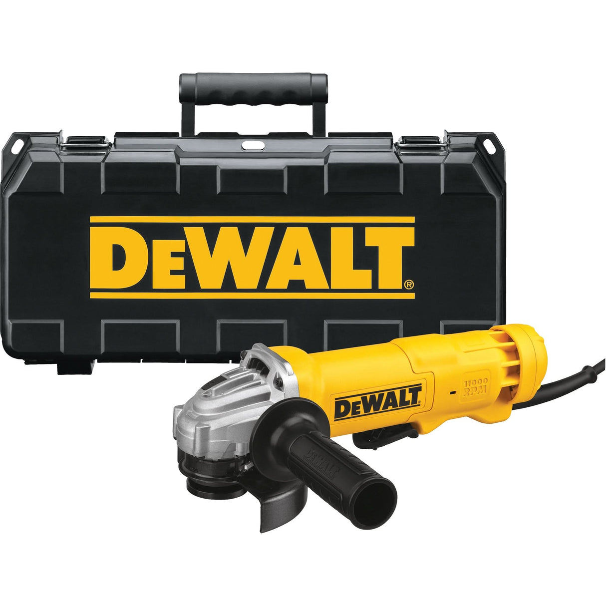 Small Angle Grinder Kit, 4-1/2", 120 V, 11 A, 11000 RPM