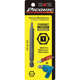 Picquic® Powerbit, Square, #1 Tip, 1/4" Drive Size, 3" Length