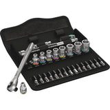 Zyklop Metric Metal Ratchet Set, 28 Pcs, 1/4" Drive Size