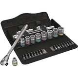 Zyklop Imperial Metal Ratchet with Switch Lever Set, 29 Pcs, 3/8" Drive Size