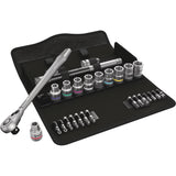 Zyklop Imperial Metal Ratchet with Switch Lever Set, 29 Pcs, 1/2" Drive Size