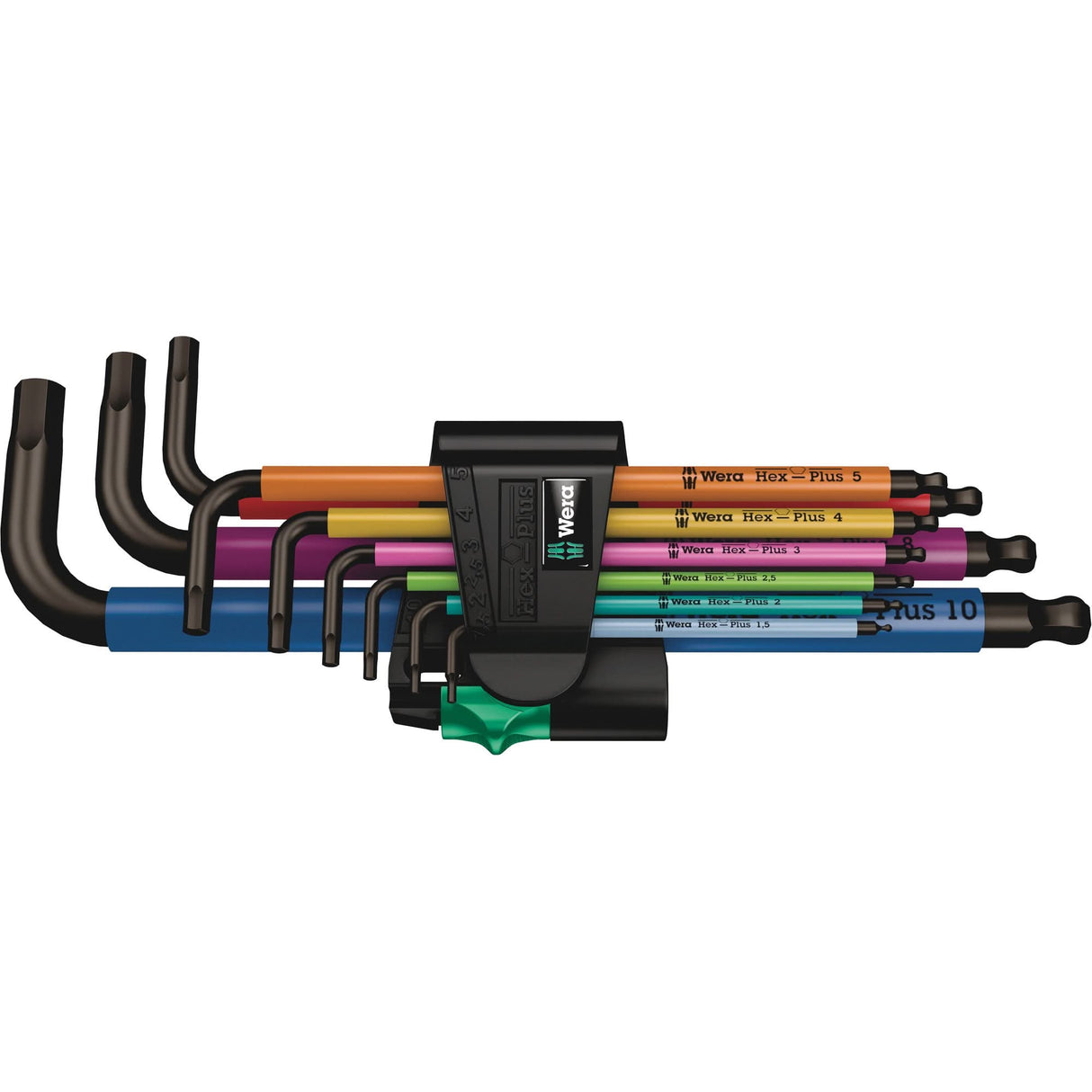 Hex Plus Key Set, 9 Pcs., Metric