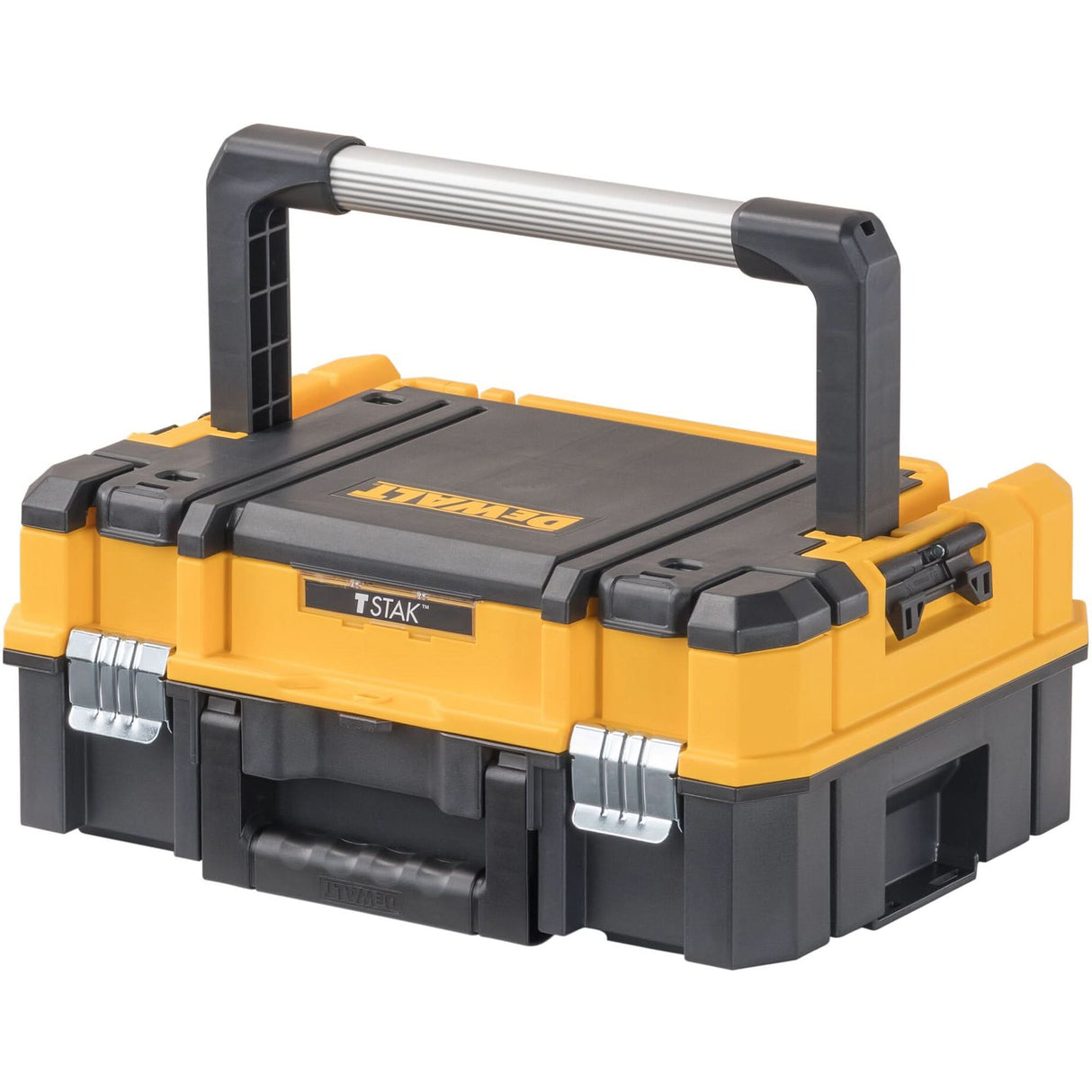 TSTAK® I Tool Box with Long Handle, 17-1/4" x 13" x 6-3/8", Black