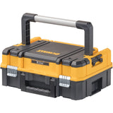 TSTAK® I Tool Box with Long Handle, 17-1/4" x 13" x 6-3/8", Black