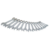Stubby Wrench Set, Combination, 14 Pieces, Metric