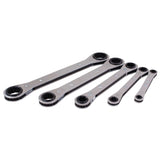 Wrench Set, Ratcheting Box, 5 Pieces, Imperial