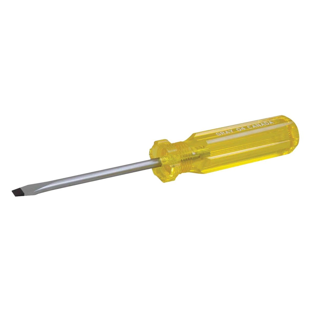 Slotted Screwdriver, 1/8", 2" L, Plastic Handle