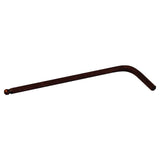 Short Hex Key, Ball End, 4 mm x 3" L, L Shape