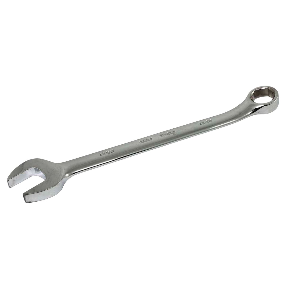 Combination Wrench, 6 Point, 18 mm, Chrome Finish