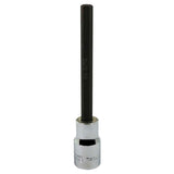 Socket, Hex, 5/16" x 5" L, 1/2" Square Drive Drive
