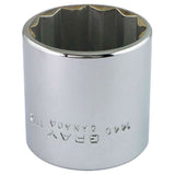 Socket, 1-7/16", 1/2" Drive, 12 Points
