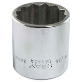 Socket, 27 mm, 1/2" Drive, 12 Points