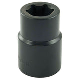 Socket, Impact, 2-3/4", 2-1/2" Drive, 6 Points