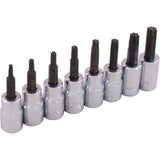 Socket Set, Torx®, 3/8" Drive, 8 Pcs