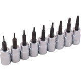 Socket Set, Torx®, 3/8" Drive, 9 Pcs