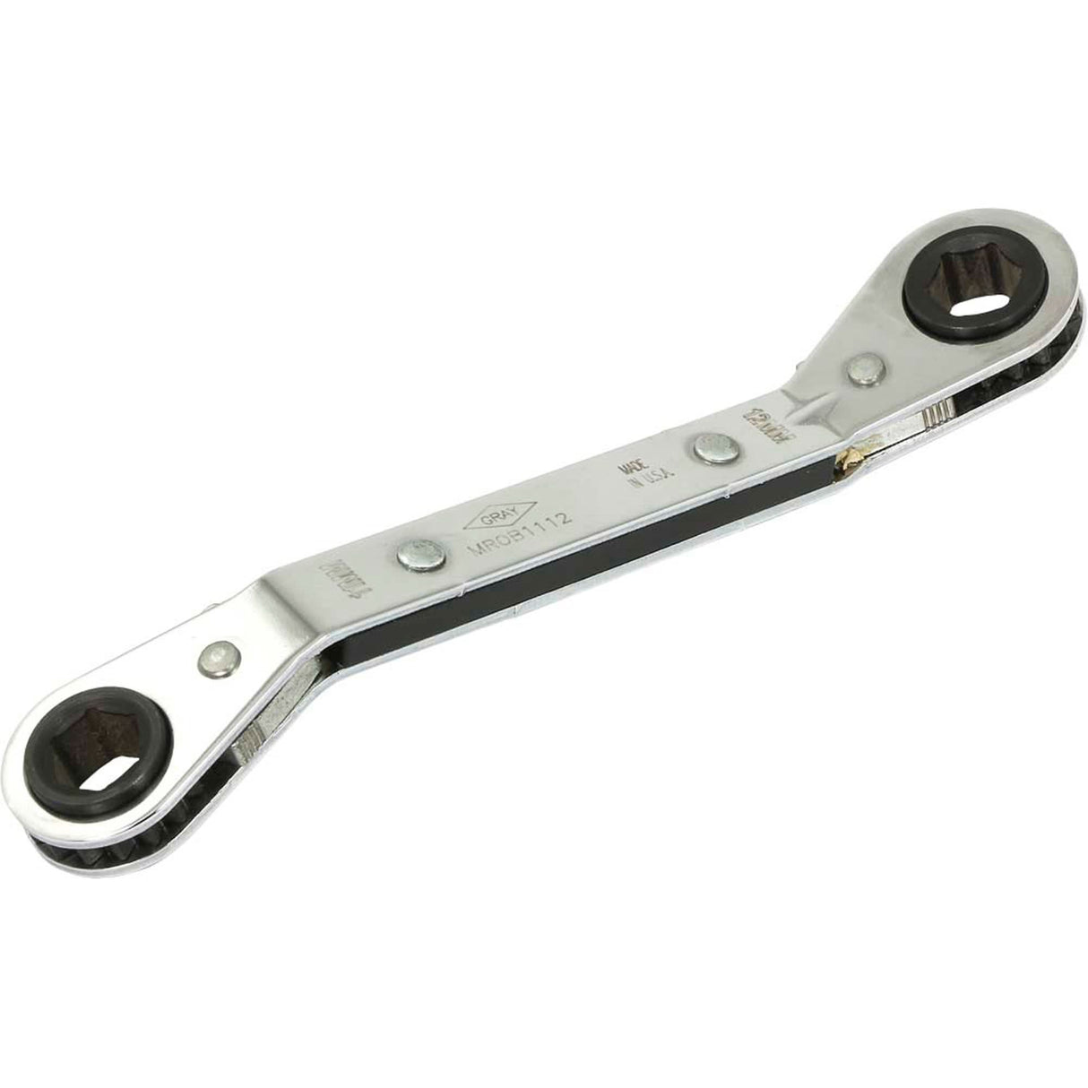 Offset Ratcheting Box Wrench  , Plain Handle