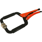 Locking Pliers, 14" Length, C-Clamp