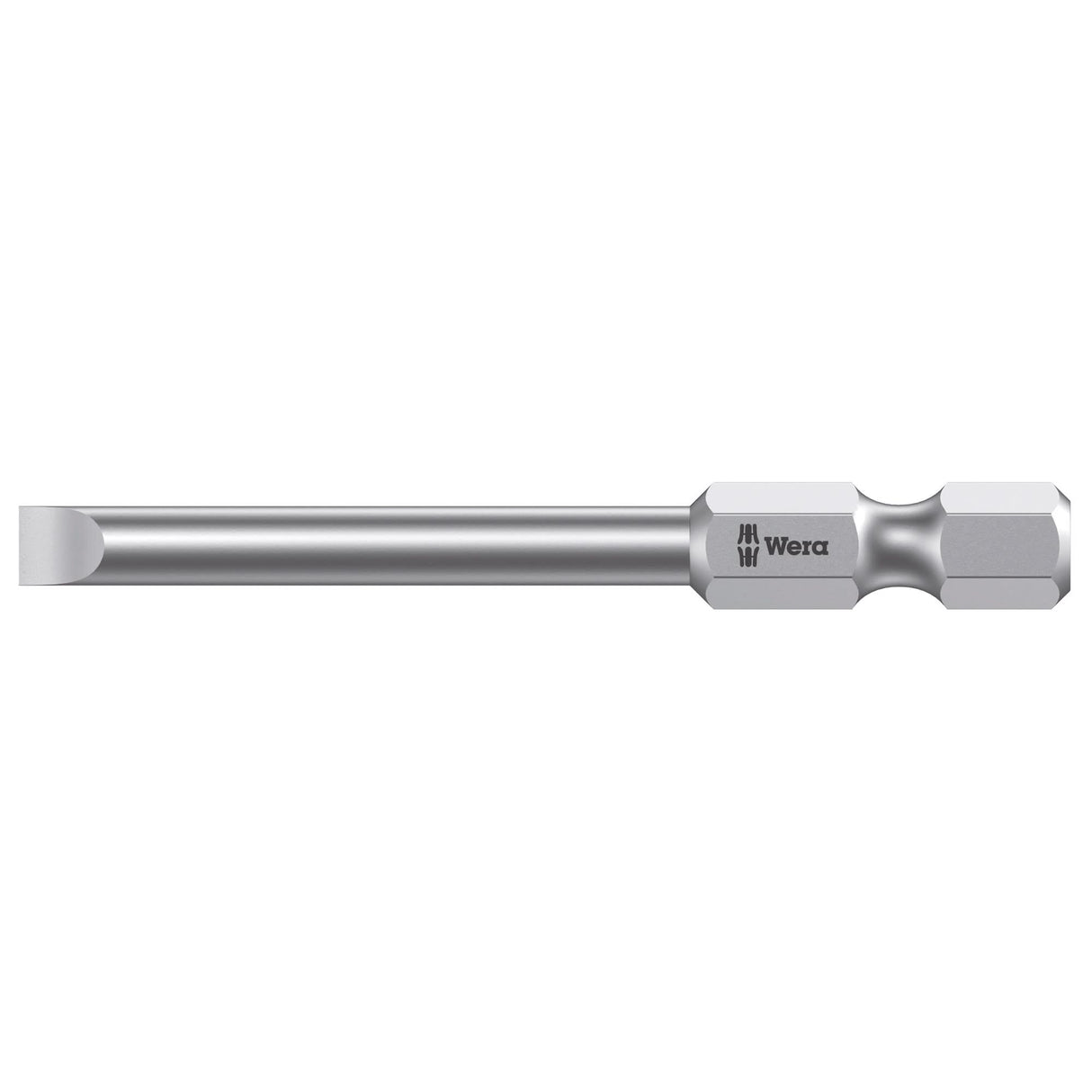 Power Screwdriver Bit, Slot, 3 mm Tip, 1/4" Drive Size, 2-3/4" Length