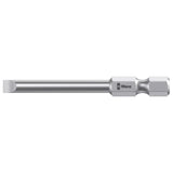 Power Screwdriver Bit, Slot, 3 mm Tip, 1/4" Drive Size, 2-3/4" Length