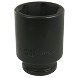 Socket, Impact, 2-1/2", 3/4" Drive, 6 Points, Deep