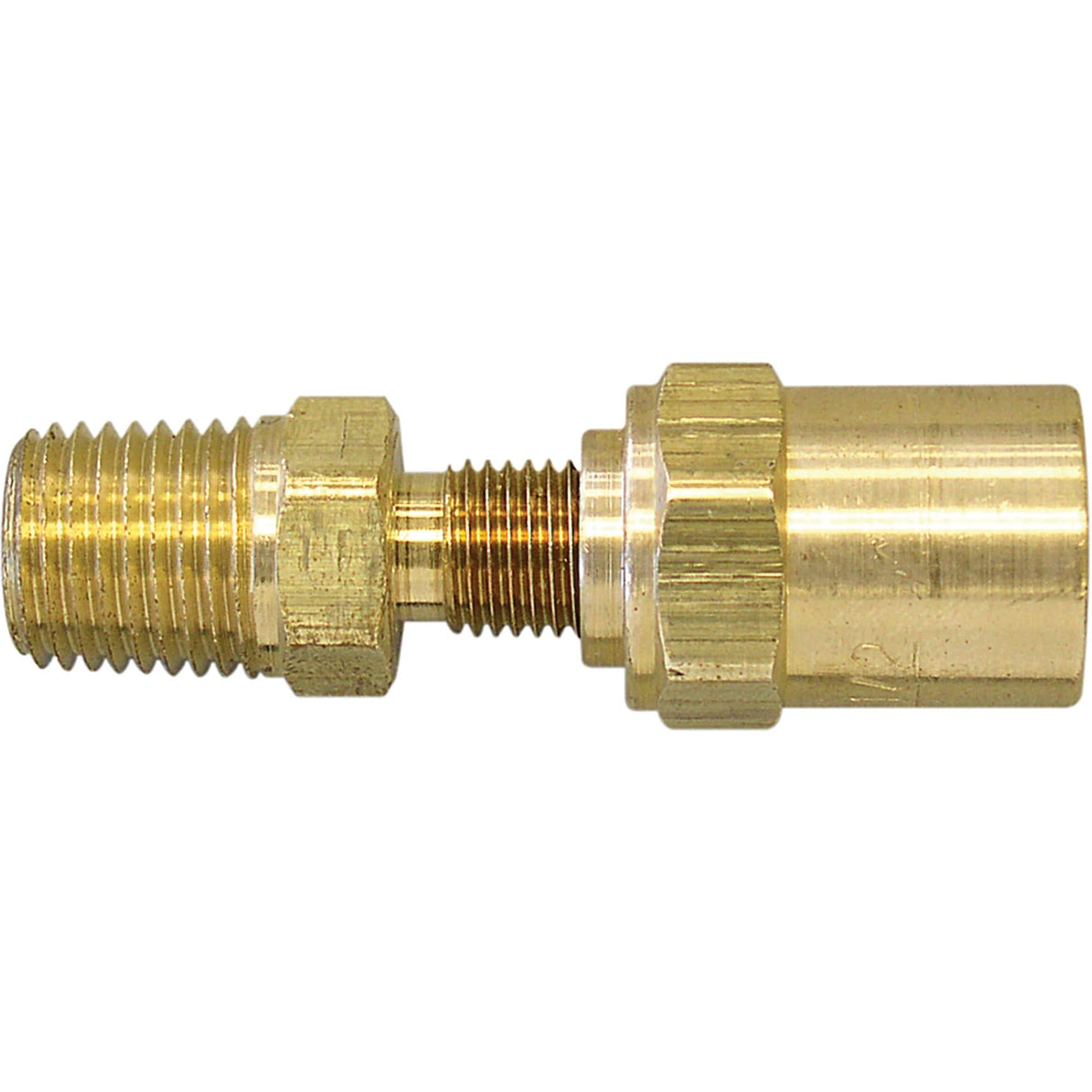 Fittings - Reusable Hose Fittings, 11/16" Dia., Brass