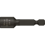 Nutsetters, 8 mm Tip, 1/4" Drive, 50 mm L, Magnetic
